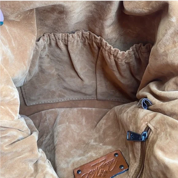 Patricia Nash Suede & Leather Colorblock Bag - Picture 16 of 16